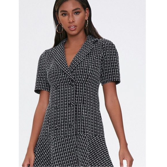 Tweed Blazer Flounce Dress - Picture 5 of 15